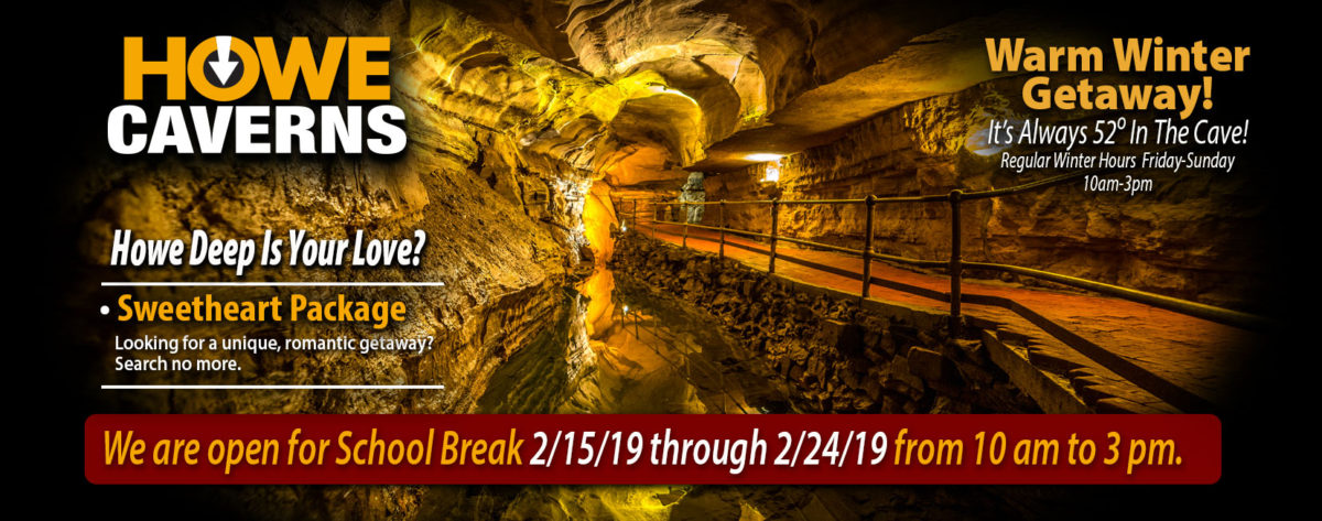 Not a Fan of Winter Weather? Go Underground at Howe Caverns